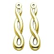 14K Yellow Gold Earring Jackets