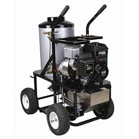 KingBrute Gas Powered Hot Water Pressure Washer Diesel Fired Burner 3000 PSI @ 3 GPM Briggs & Stratton 1100 Series Engine 50' Hose #KB3030