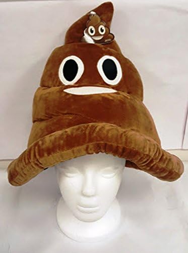 Emoji Poop Plush Hat Pillow Halloween Pillow