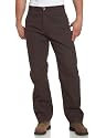 Carhartt Men's Washed Duck Work Dungaree, Dark Brown, 36x30