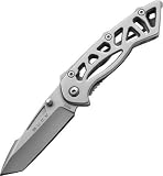 Buck Knives 0870SSX Bones Frame-Lock Knife, Grey