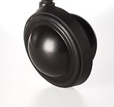 Salamander Chameleon Saturn Wheel Set for Twin-Width A/V Cabinets (Black, Set of 4)