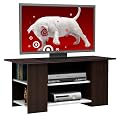 TV Stand with Shelves - Espresso