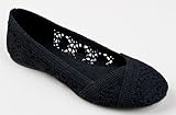 Soda Faddy Cute Casual Crochet Slip On Ballet Flat