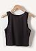 Dreagal Girl's Fashion Print Sleeveless Crop Top