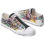 41Eg9tukjdL. SL160  Ed Hardy Mens Lowrise 500 Lowrise Sneaker,Off White,11 M US