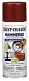 Rust-Oleum 7217830 Hammered Metal Finish Spray, Bright Red, 12-Ounce