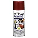 Rust-Oleum 7217830 Hammered Metal Finish Spray, Bright Red, 12-Ounce