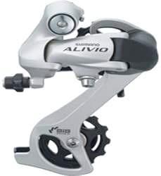 Shimano RD-M410 Alivio SGS Rear Derailleur (7/8-Speed, Long Cage, Silver)