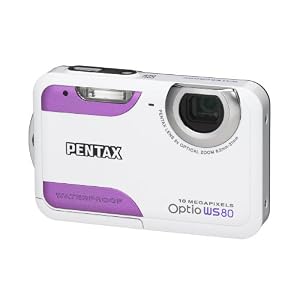 Pentax Optio WS80 10MP Waterproof Digital Camera 