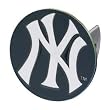 New York Yankees MLB Pewter Logo Trailer Hitch Cover by Half Time