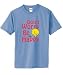 Little Miss and Mr Men - Don't Worry Be Happy - River Blue Anvil Organic 5 oz Cotton Tee - X-Large