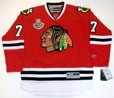 Brent Seabrook Chicago Blackhawks 2010 Cup Rbk Jersey - XX-Large