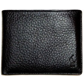 Buy Mens Polo Ralph Lauren Wallet Black Passcase by Ralph Lauren