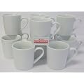 Kaffeebecher Kaffeetasse Tasse Keramik Weiss 12 St�ck Set