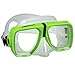 Different Optical Corrective Lens on Each Side Snorkel Mask, Green