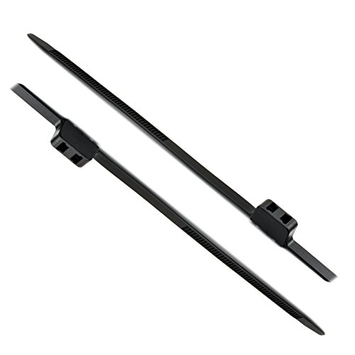 BuyCheapCablesÂ® Police Nylon Black Double Zip Ties Handcuffs Cable