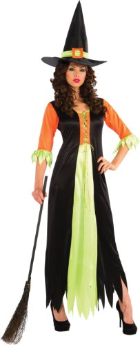 Rubie's Costume Classic Witch and Dress With Fancy Hat, Multicolor, Standard