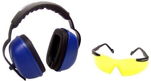 Silencio Glasses w/Spherical Lens & Suppressor Earmuffs w/Smith