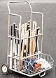 Baseball Equipment Bags & Storage - Equipment Cart w/ plastic baskets - Sports