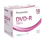 Panasonic DVD-R 4,7GB 16x Speed, Jewel Case - 10Pack