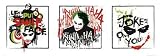 Posters: Batman Poster Art Print - The Dark Knight, Joker & Smile (37 x 13 inches)