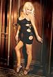 Opaque Mini Dress With Cut Out Sides And Satin Bow Detail.