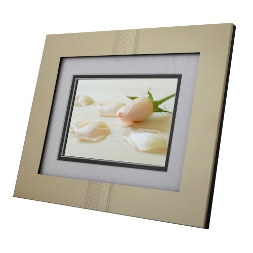 TAO 8-Inch 256MB Double-Matted Digital Frame (Gold)