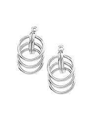 Pair of 14K White Gold Earring Jacket -- LIFETIME WARRANTY