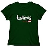 Kneeboarding IS IN MY BLOOD Sports Womens T-Shirt (Dark Green, Sizes X-Small - XXX-Large)