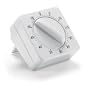 Polder 51-90 Mechanical Timer, White