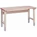 Lyon DD2542A Laminated Hardwood Top Adjustable Legs Work Bench with Stringer, 72" Width x 28" Depth x 36-1/4" Height, Dove Gray