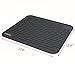 Silicone Quick Dish Drying Mat By Coowind- with Bonus Pot Trivet and S Hook-Extra Large 17.8