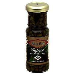Bellino Nonpareil Capers, 3-Ounce Jars (Pack of 12)