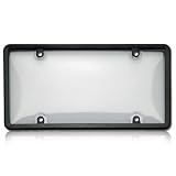 Cruiser Accessories 60510 License Plate Frame Kit Black/Clear