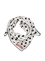 MOSCHINO CHEAP AND CHIC Pañuelo 35261120 (Blanco / Negro)