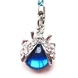 Cell Phone Mobile Camera Charm Strap Beautiful Blue Gem Ladybug