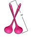 Primed 6-piece Kitchen Silicone Cooking Utensil Set with Spatula, 2 Ladle, Mixing Spoon, Spatula Spoon, Tong