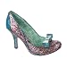 Irregular Choice Brand African Queen Blue Pink Sparkly Pump High Heel Ladies Womens