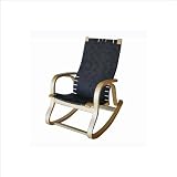 International Caravan Fresco Game Rocker w, Webbing Seat in Black