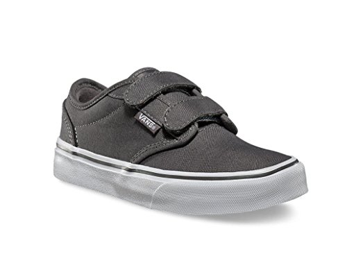 Vans Atwood Velcro Pewter Skate Sneakers Kids/youth's Shoes 0RQY4WV