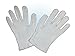 DaffaDoot Necess White Cotton Lisle Gloves, Medium Weight, One Size Fits Most, 6 Pairs (12 Gloves)