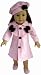 ON SALE because HAT is no longer available! This Pink Woolen Coat with Black Bow Acce...