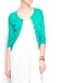 Mango Women's Long Sleeves Cardigan, Xs, Emerald Green