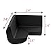 KaLe Baby Anti-Collision Furniture Safety Corner Bumpers - Children Edge & Corner Guards - Spongy Protective Set, With 4 Free Adhesive Tapes Per Pack, 12 Packs, Black Color