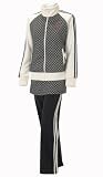 adidas(アディダス) レディース ジャージ上下 X48663/X48705 チョーク×ネイビー