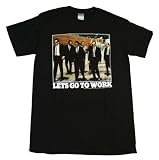 TS438-00 Reservoir Dogs Movie Lets Go To Work Tarantino T-Shirt