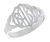 Sterling Silver Round Face Baby Ring / Kid's Ring / Toe Ring (Available in Size 1 to 5), size 1