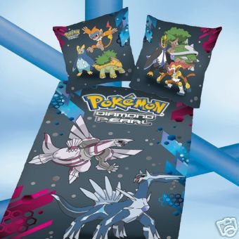 Parure housse de couette Pokemon perle et diamant