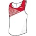 NIKE Herren Tank-Top Race Day, white/sport red/reflective silv, L, 424212-100